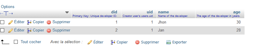 custom table in drupal 8