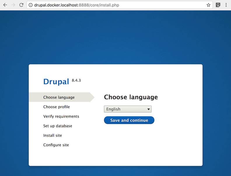 Installing Drupal 8 & 9 with composer and Docker