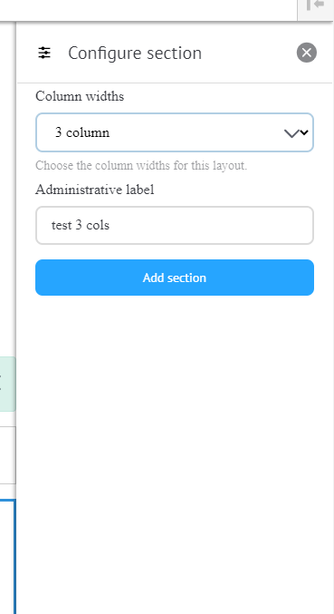 Width Options in custom layouts