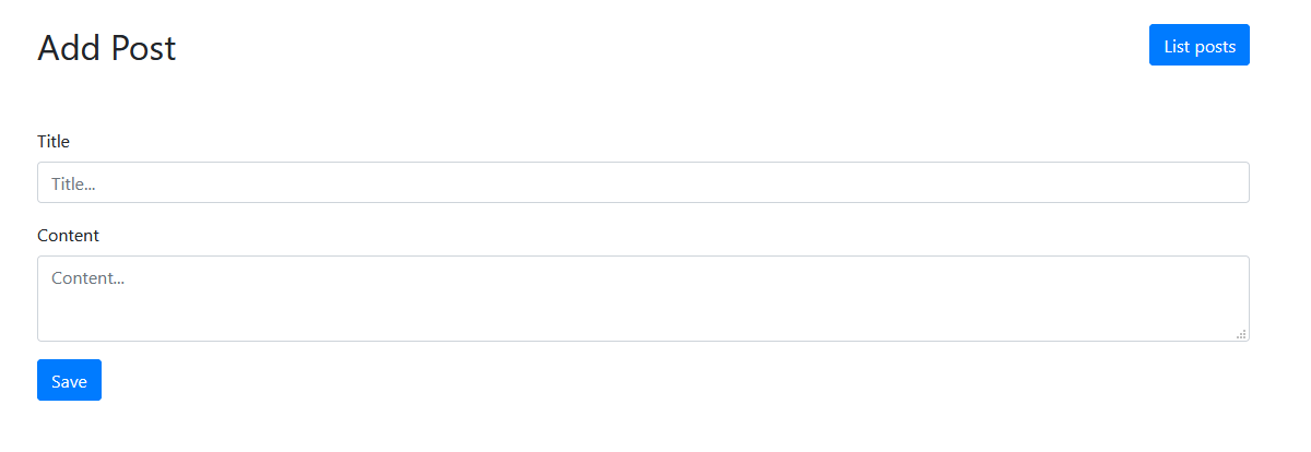 add new post laravel 7